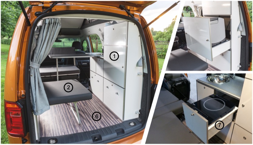 VW Caddy Maxi CAMP Camper Ausbau